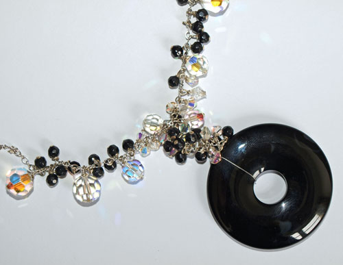 black onyx necklace