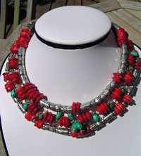 red coral necklace